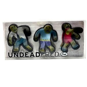 Undead Fred Zombie Halloween Cookie Cutters Set of 3 NEW in Package